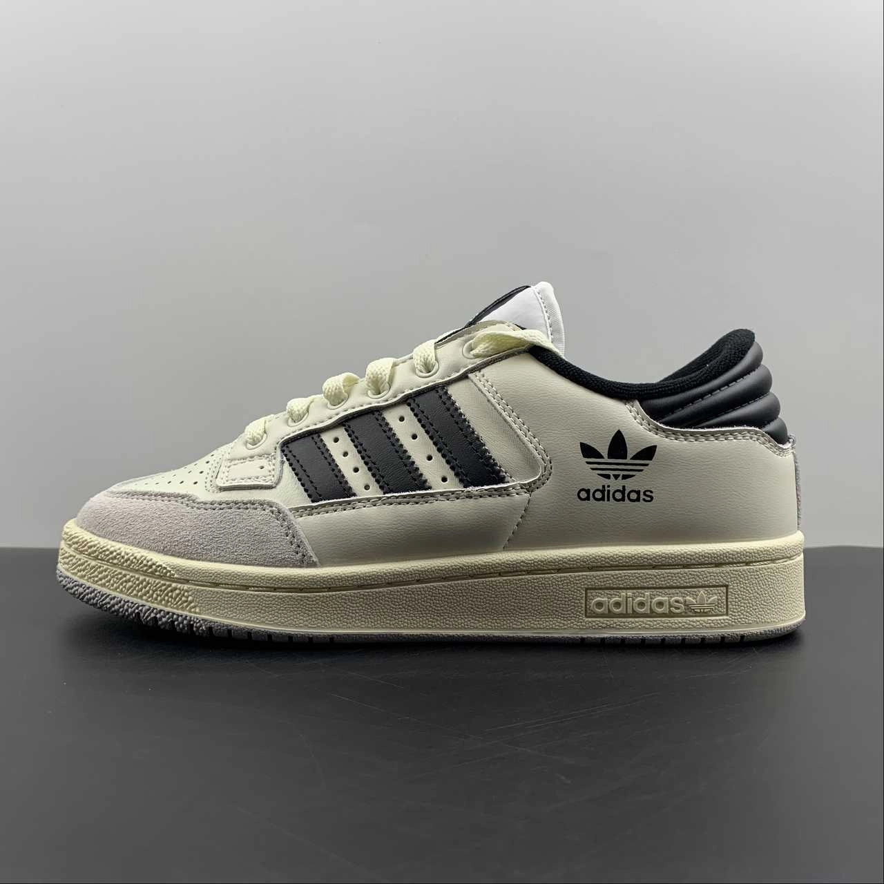 endurance improvement Adidas Centennial 85 Low Leather Beige Light Gray Black GX2219
