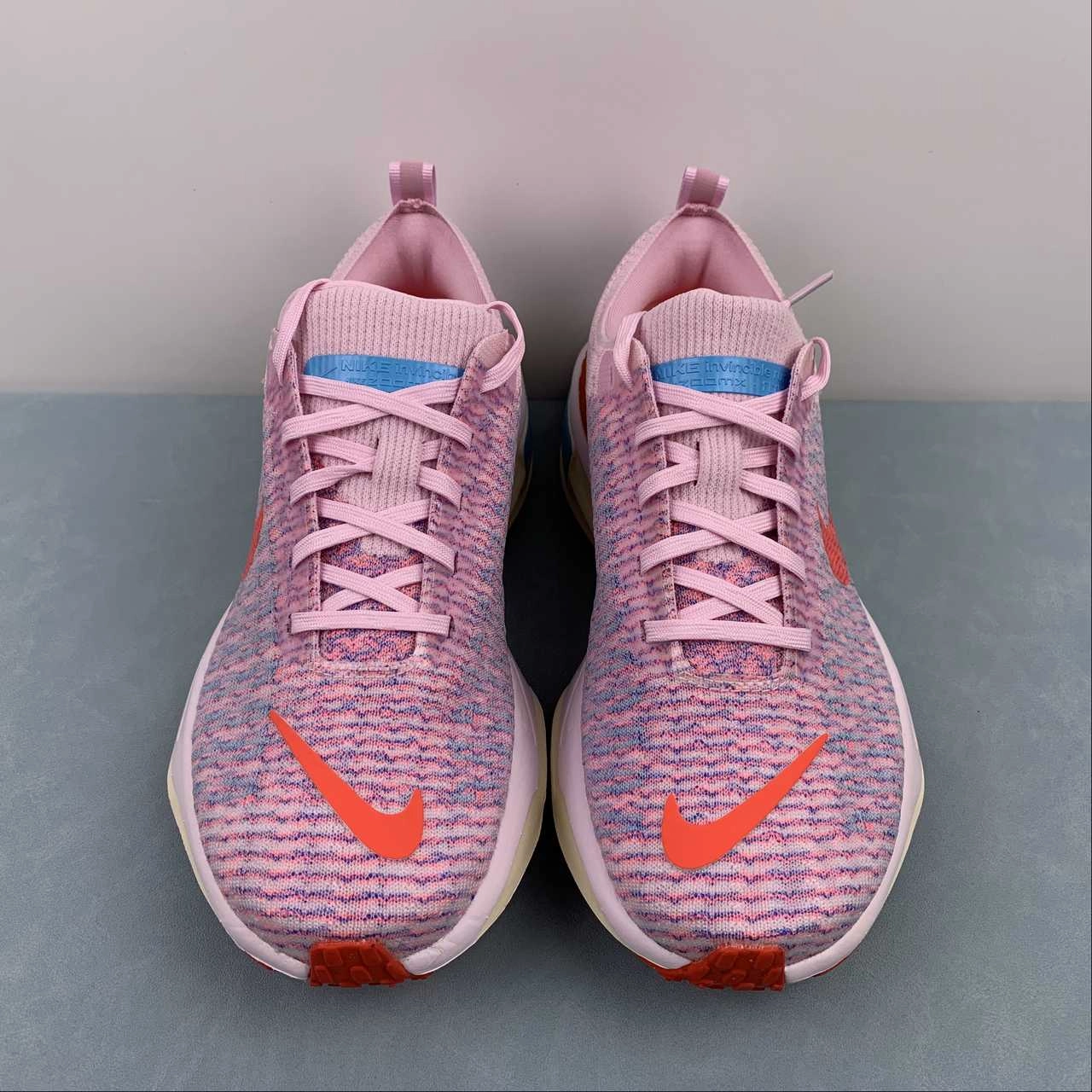 ZoomX Invincible Run FK 3 Pink Foam Racer Blue Bright Crimson DR2660-600 Adaptive Fit
