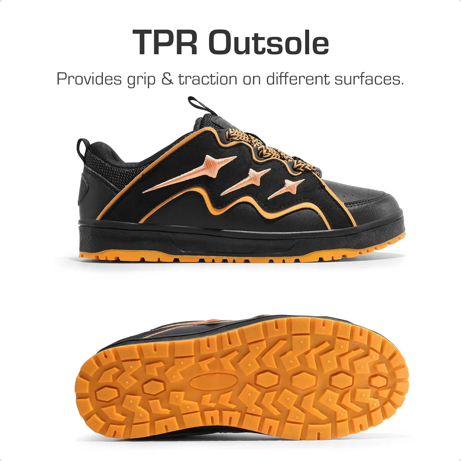 DREAM PAIRS Kid Shoes Boys Girls Sneakers Lace Up Skate Shoes Durable Walking Casual Shoes