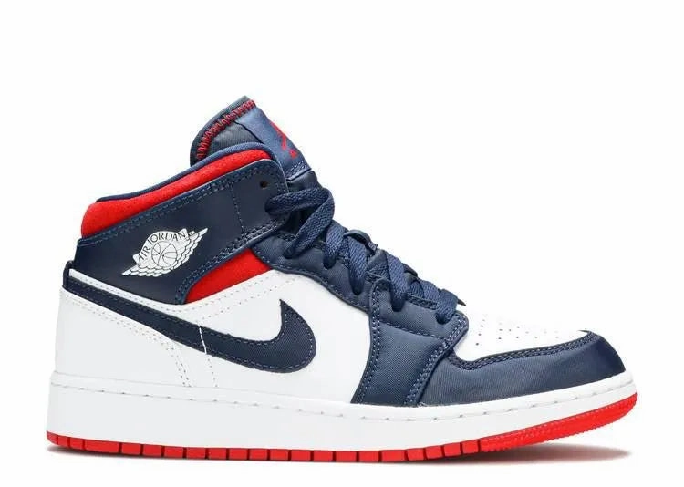Air Jordan 1 Mid SE USA (GS) Clean Movement