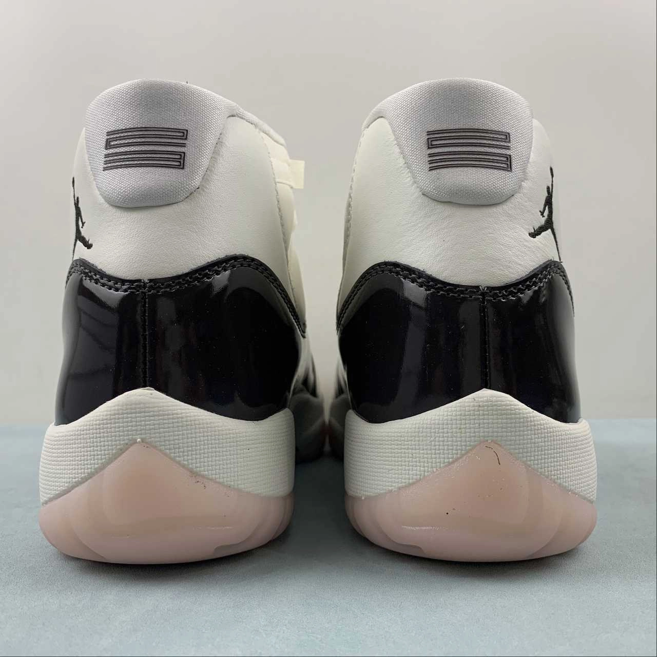 Abrasion Proof Outsole Treads Air Jordan 11 Retro Neapolitan Sail Velvet Brown Atmosphere AR0715-101