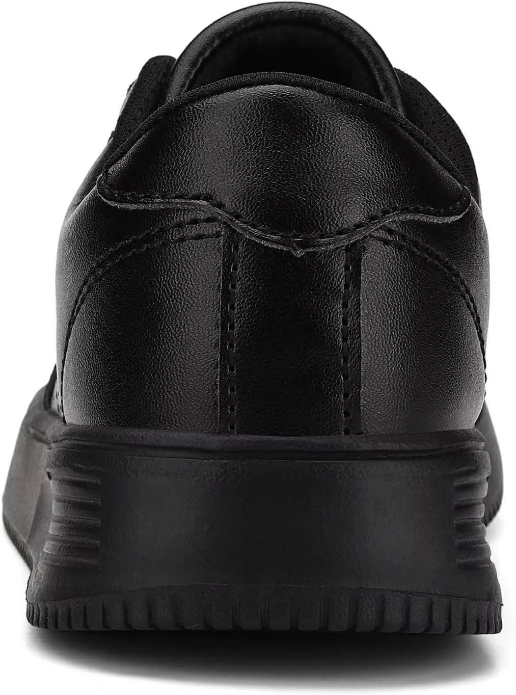 DSWED Black Boys Running Shoes for Girls Leather wear Athletic Kids Fashion Sneakers Tennis Shoes Big Kid Size
