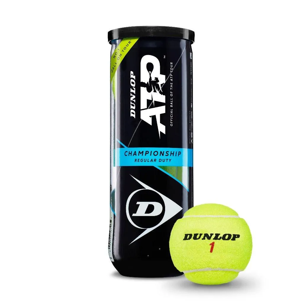DUNLOP ATP BALL CHAMPIONSHIP REGULAR DUTY (TUBE OF 3)