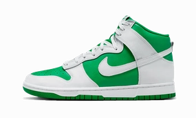 Nike Dunk High Pine Green White breathable insole Fashion Movement