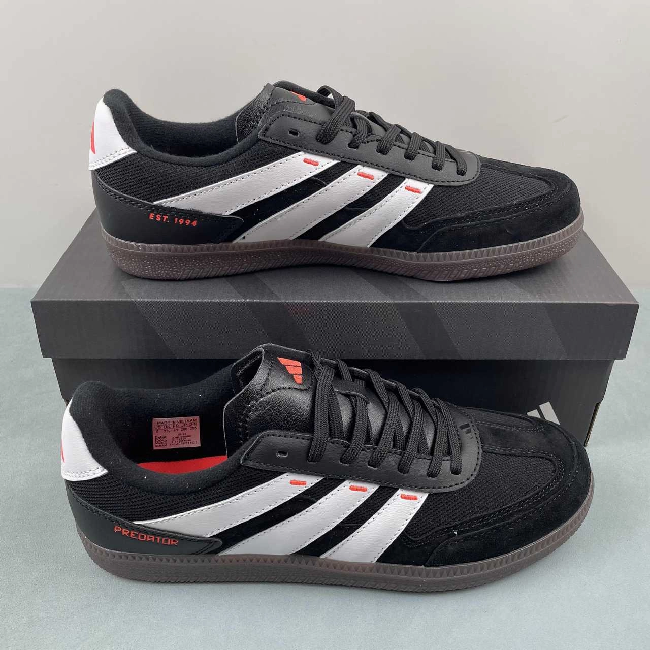 Adidas Predator Freestyle Black White Solar Red IF1025 mesh - upper - material - breathability shoes