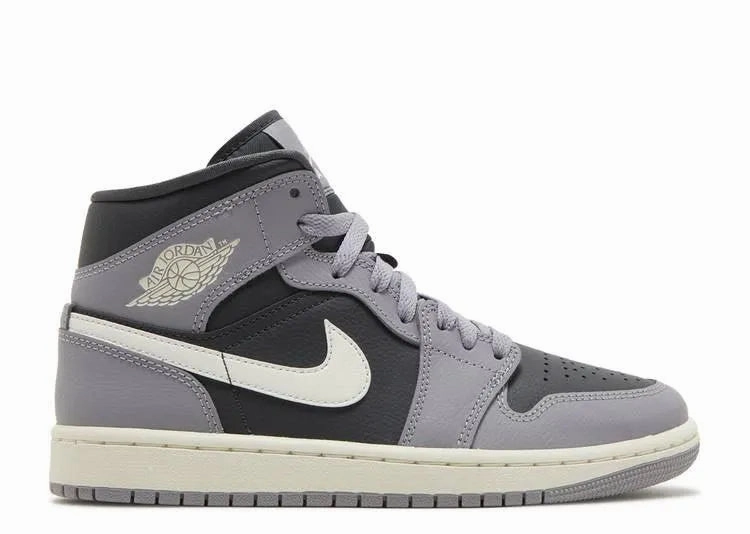 Cool Streetwear Air Jordan 1 Mid Cement Grey (W)
