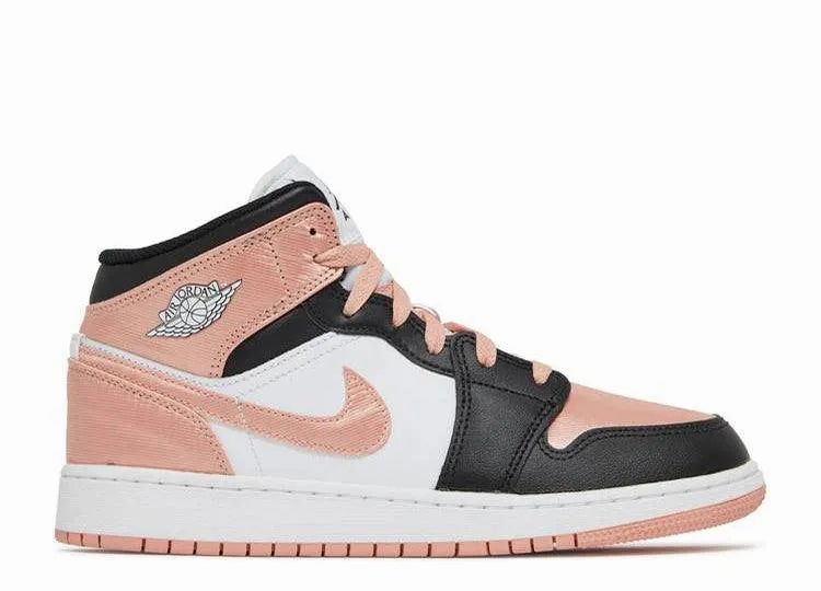 Air Jordan 1 Mid Madder Root (GS) Canvas Comfortable Footwear