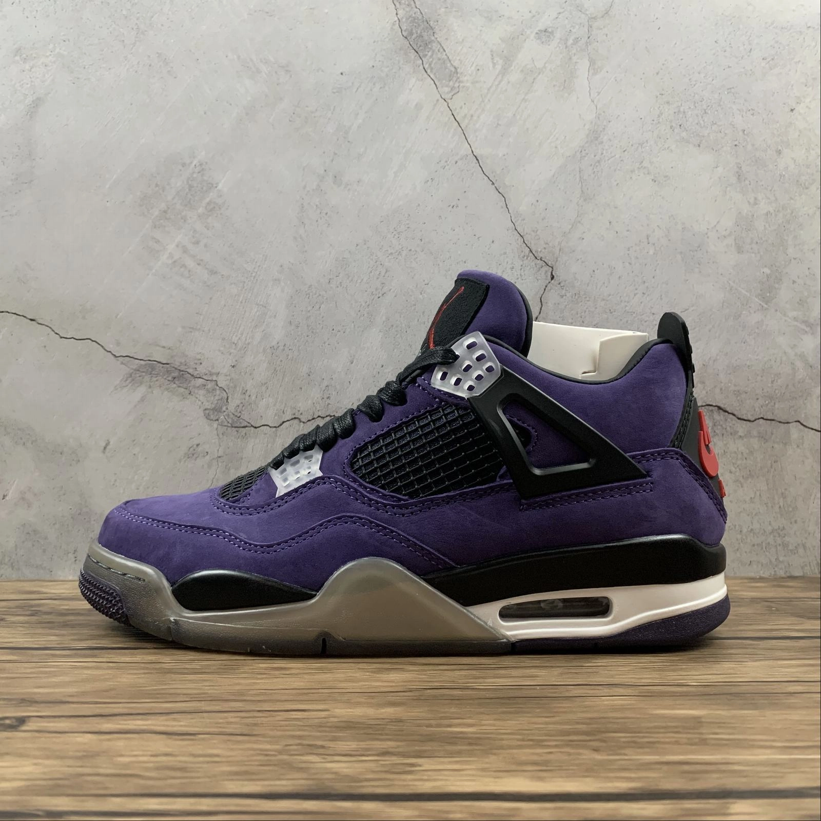 Impact Diffusing Structure Air Jordan 4 Retro Travis Scott Purple Dynasty 308497-510