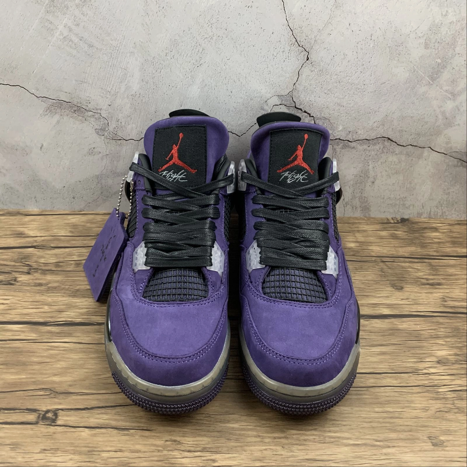 Air Jordan 4 Retro Travis Scott Purple Dynasty 308497-510 Flexible Zones Thermoplastic Compound