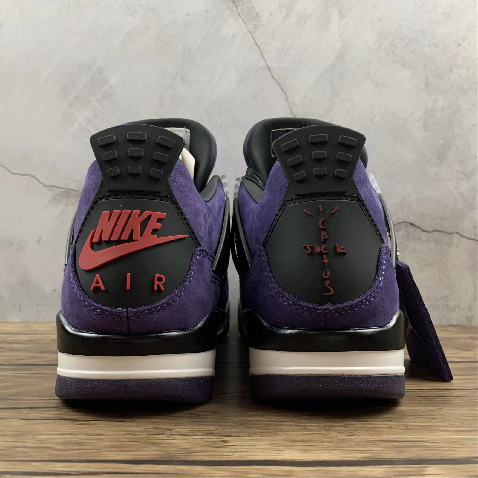 Air Jordan 4 Retro Travis Scott Purple Dynasty 308497-510 Effortless Silhouette Move All Day