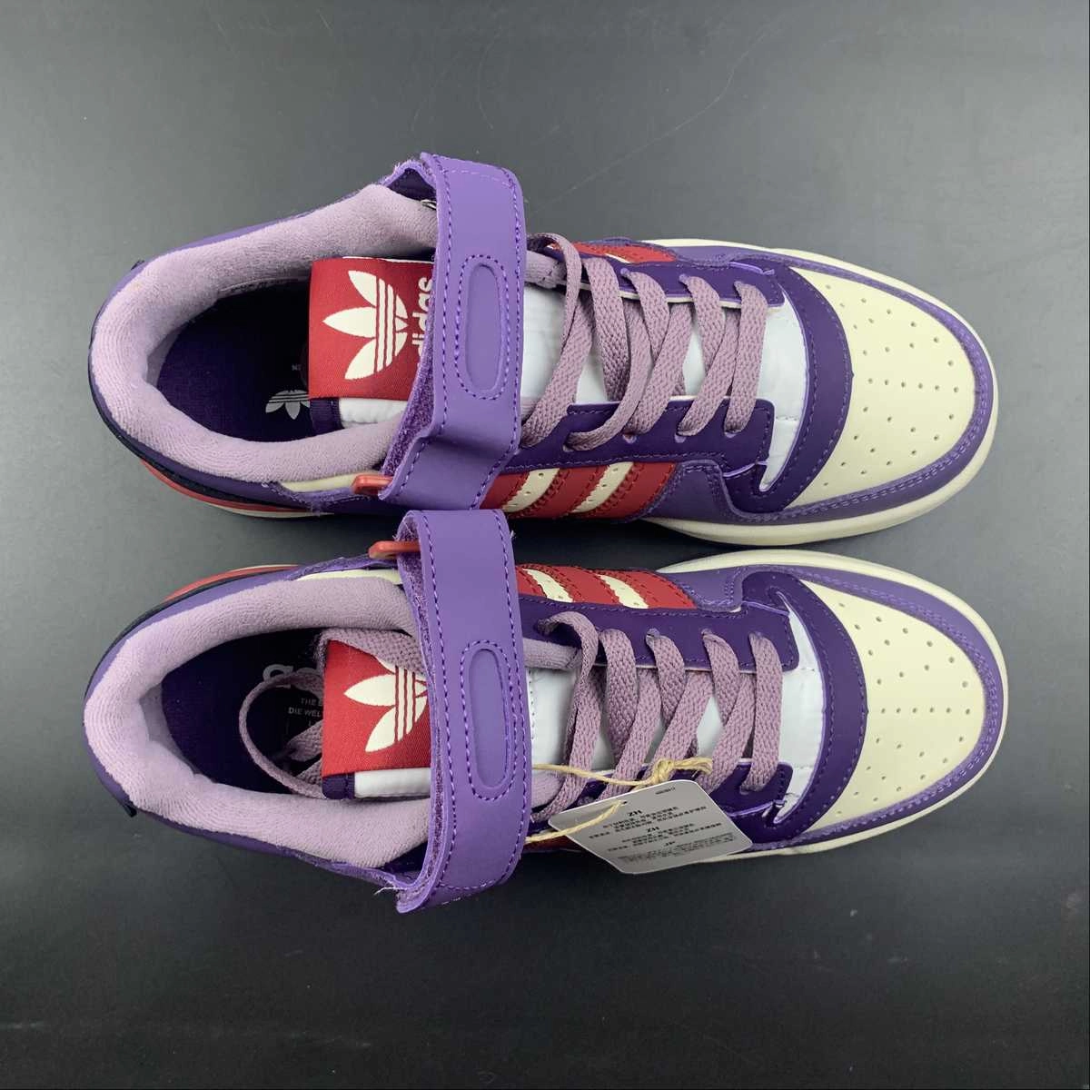 Casual Favorite Adidas Forum 84 Low Purple Red Cloud White GX4540