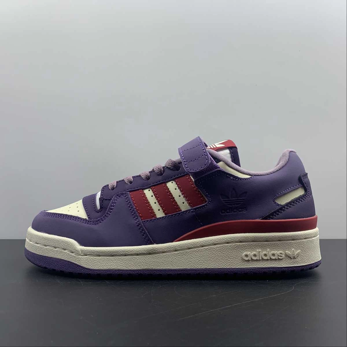 Thermoplastic Construction Flex Move Adidas Forum 84 Low Purple Red Cloud White GX4540