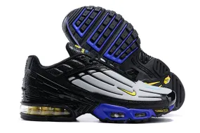Air Max Plus 3 Black Grey Royal Blue Yellow CJ9684-006 odor - resistant