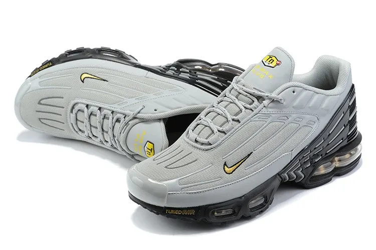 running belts Wicking Air Max Plus 3 Light Bone Black Yellow DQ1105-001