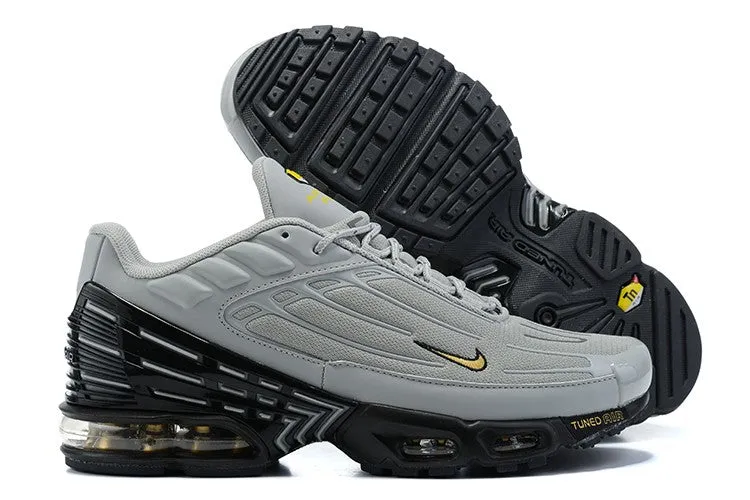 toe spacers running in humid weather shoes Air Max Plus 3 Light Bone Black Yellow DQ1105-001
