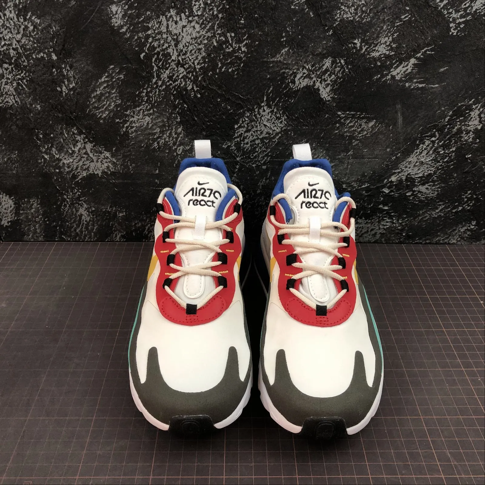 slip - resistant sole shoes Moisture Wicking Lining Air Max 270 React Phantom University Gold AO4971-002