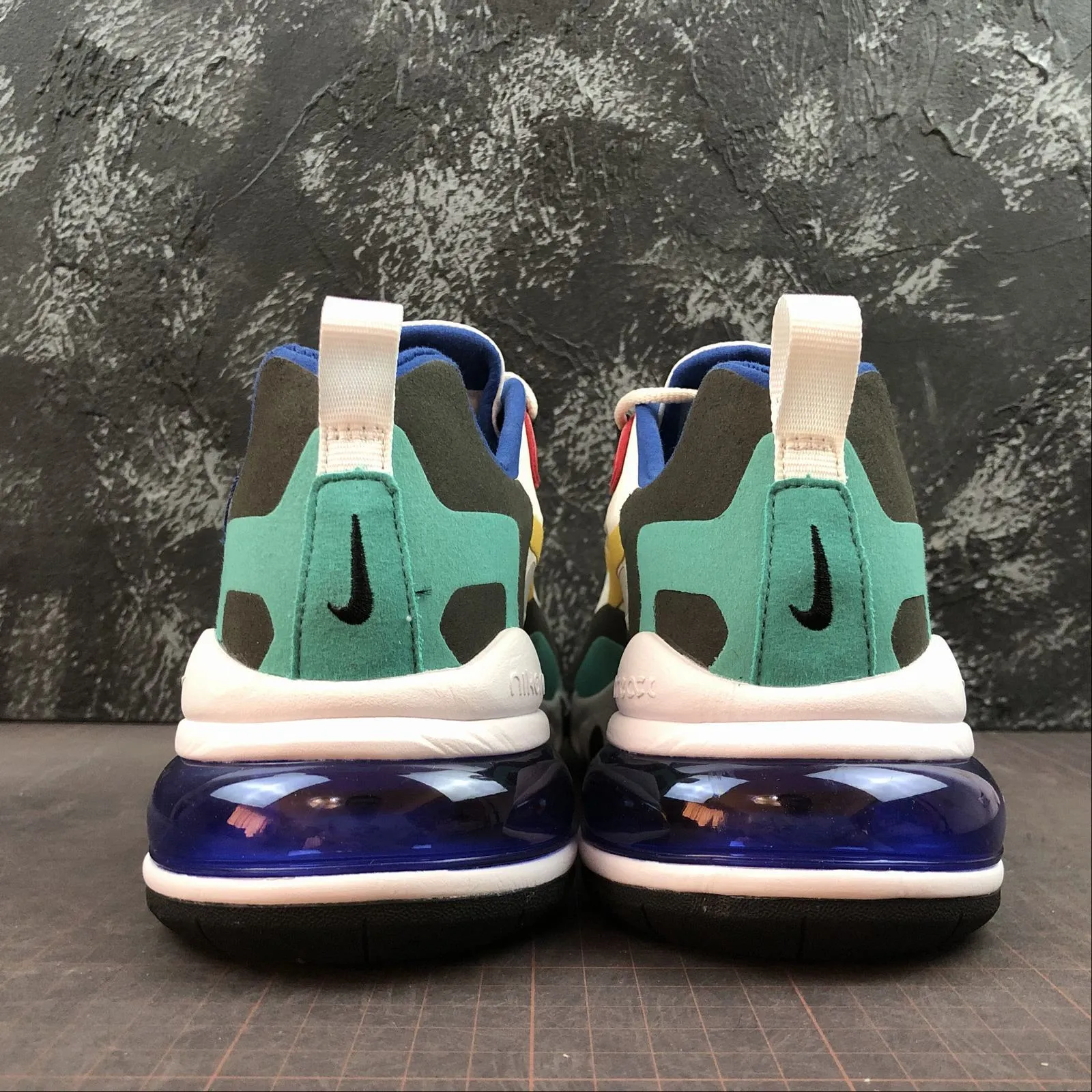 Air Max 270 React Phantom University Gold AO4971-002 foam sole shoes pro - team - themed running wear