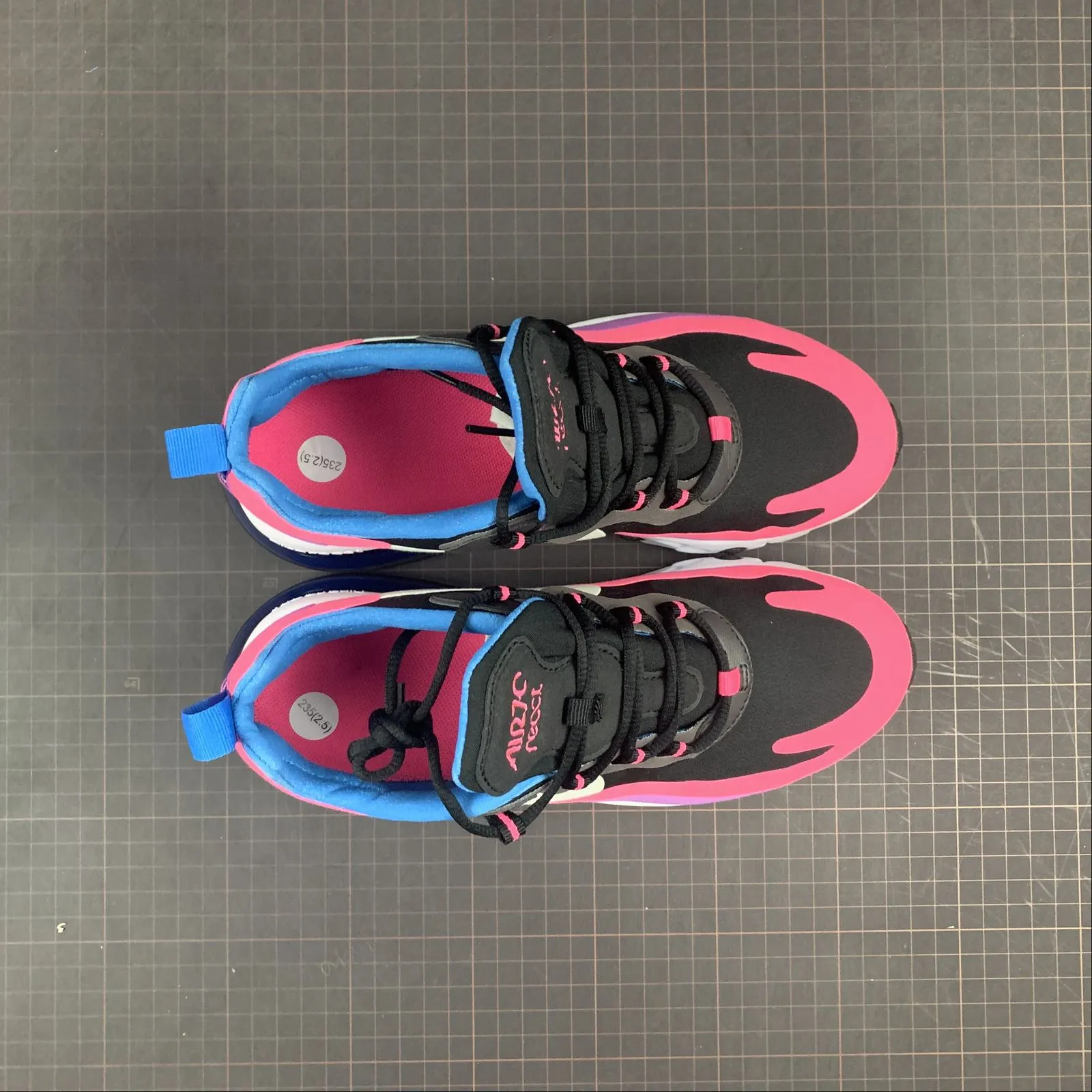 Air Max 270 React Hyper Pink Vivid Purple BQ0101-001 team sports shoes
