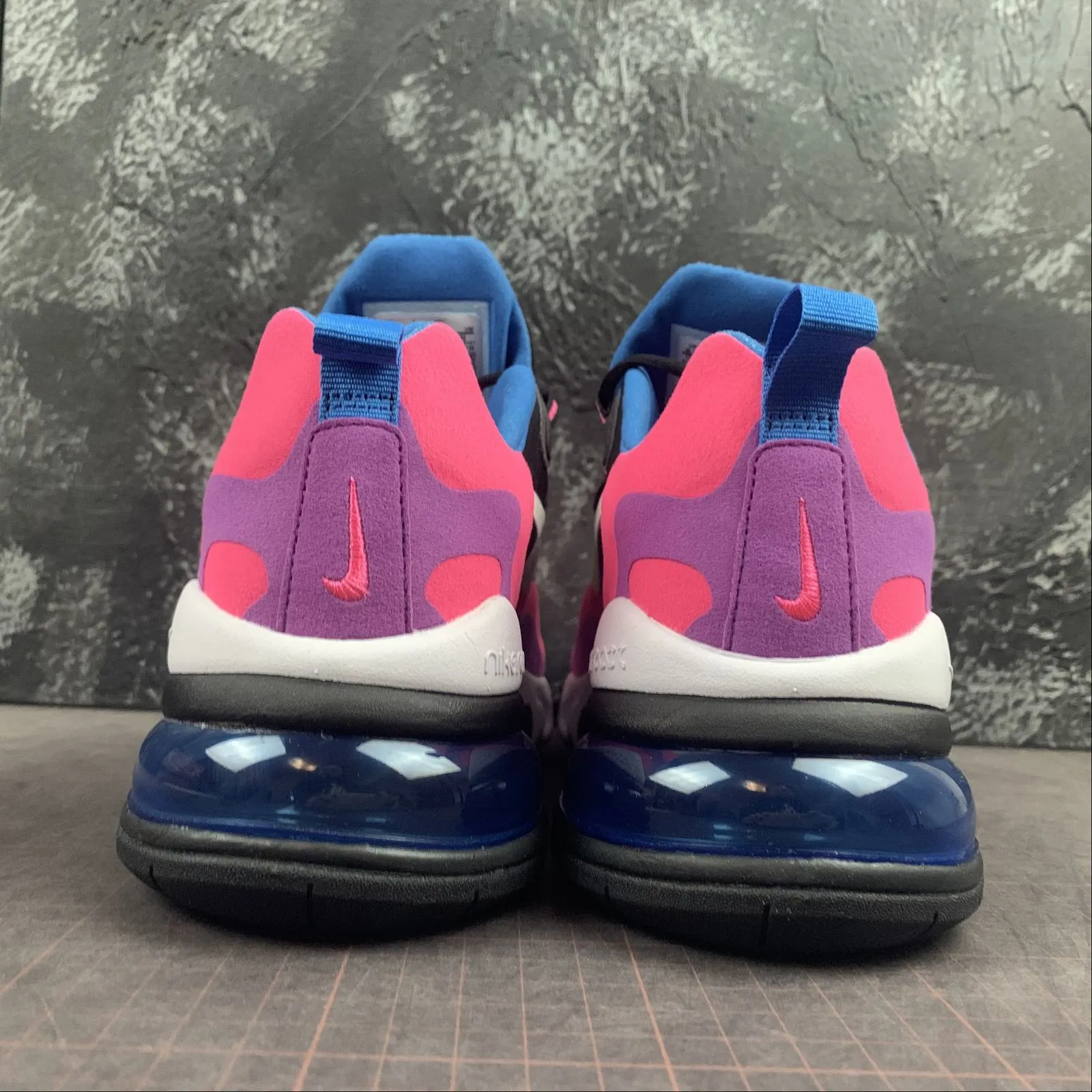 Air Max 270 React Hyper Pink Vivid Purple BQ0101-001 anti - odor shoe quality active shoes