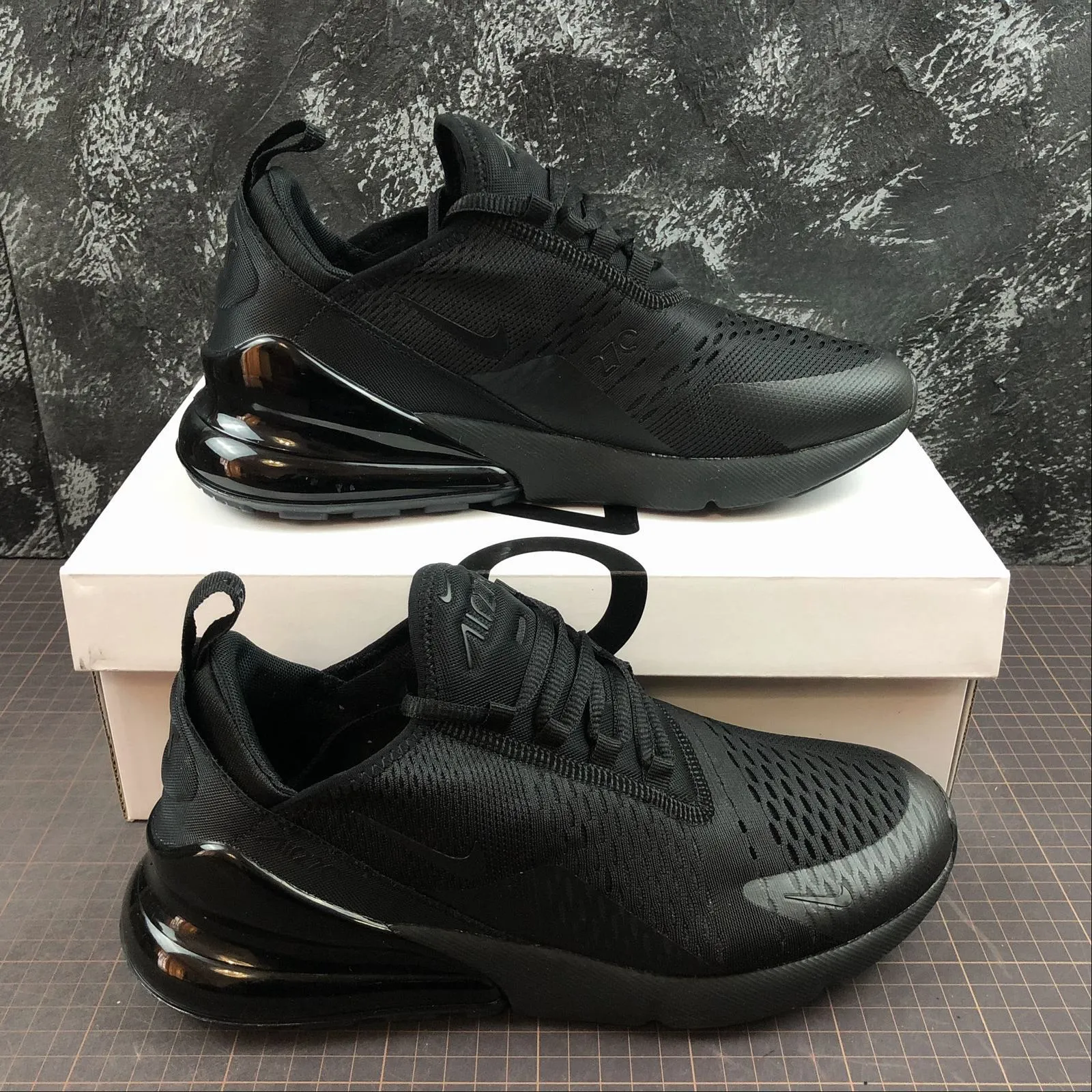 Air Max 270 Black Black Black AH8050-005 confidence building running shoe success