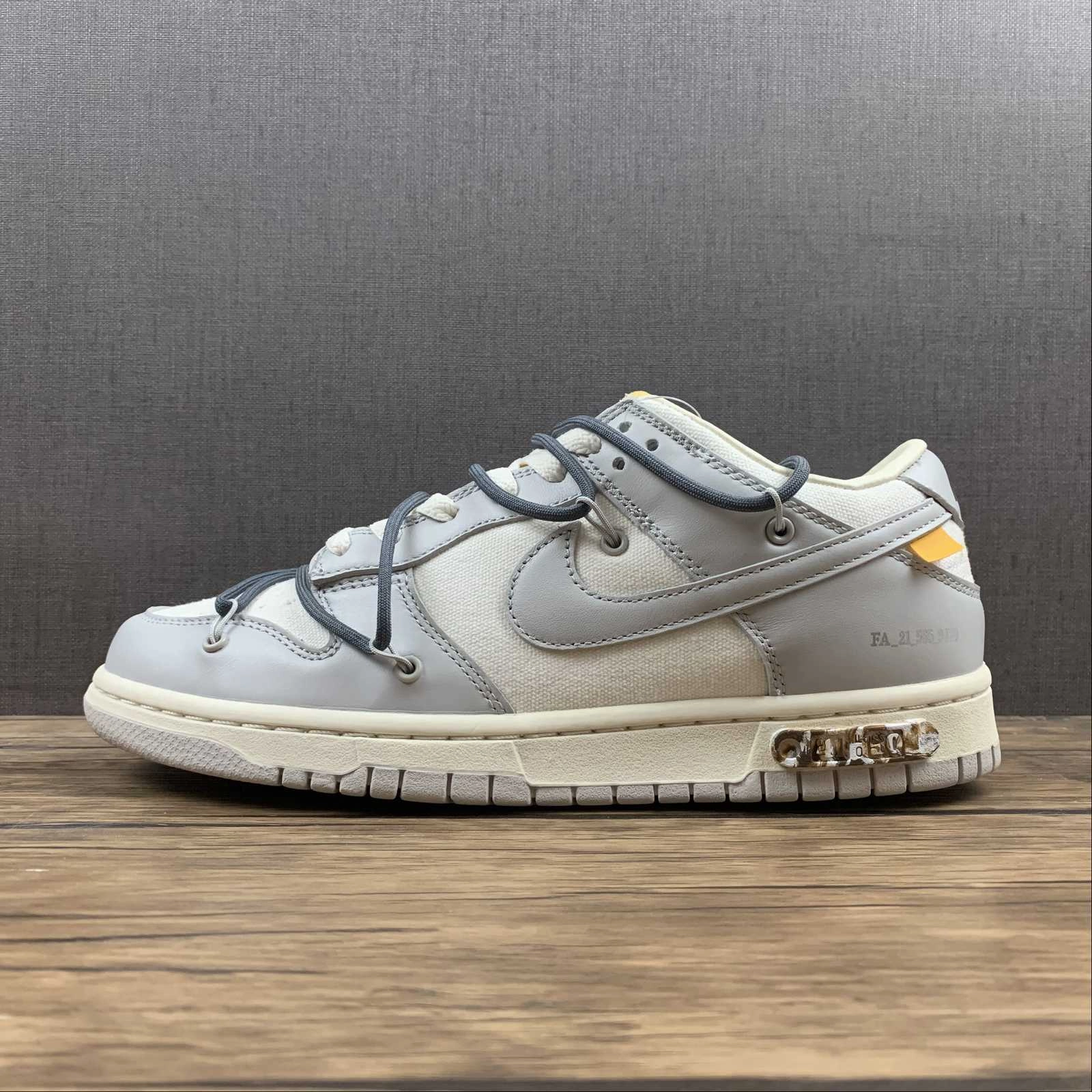 Subtle Detail Stretchable Dunk Low X Off-White 'Lote 41 de 50' DM1602-105