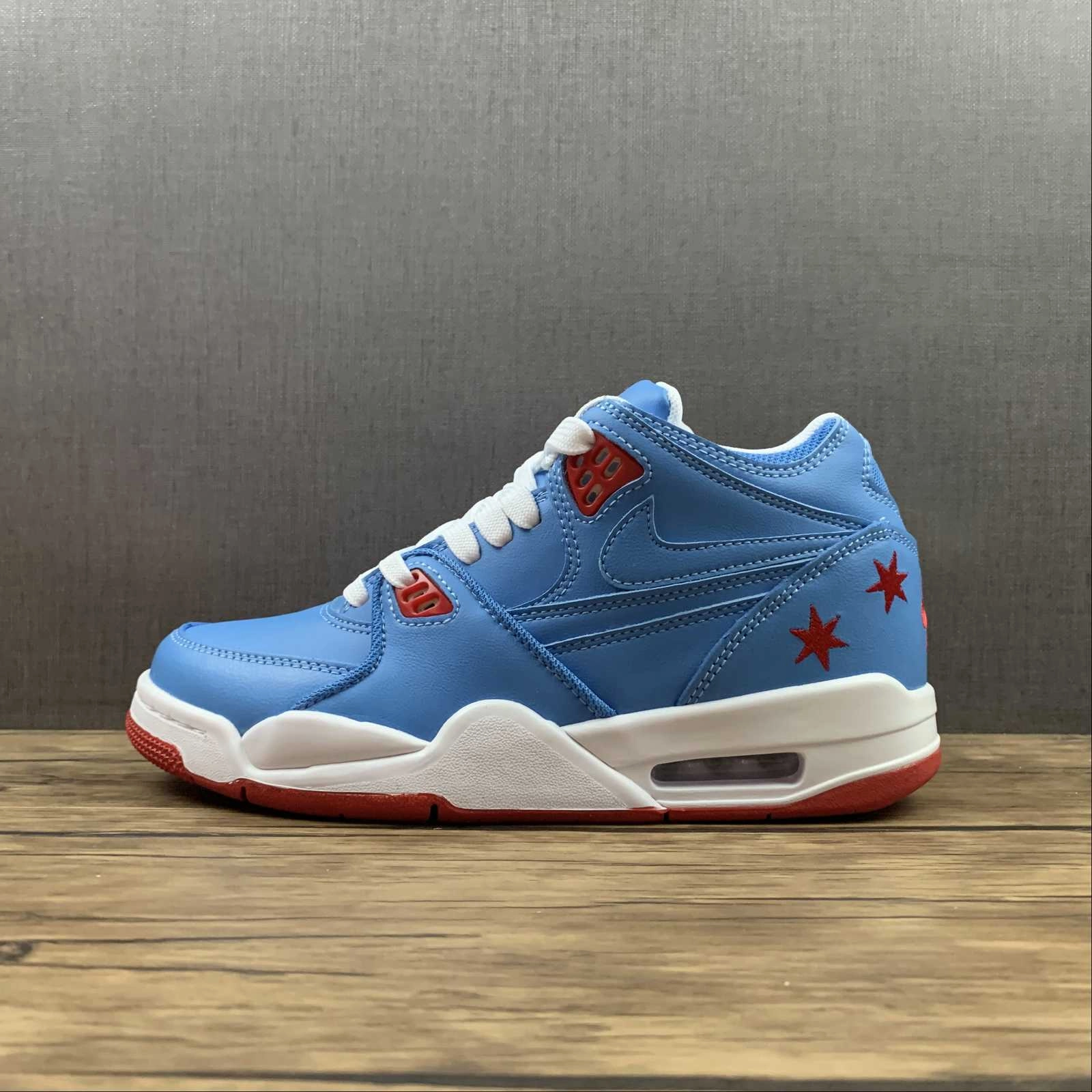 Air Flight 89 Red Blue CU4831-406 Balanced Grip Abrasion Resistant TPU