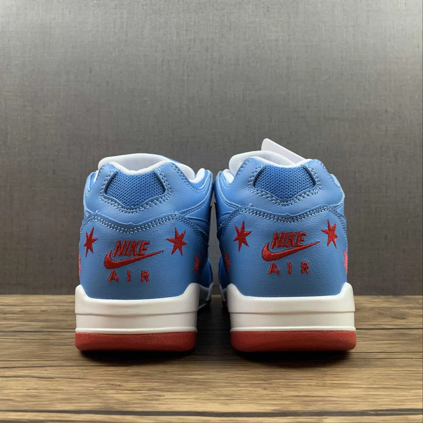 Air Flight 89 Red Blue CU4831-406 Fashion Layer Stride Safe