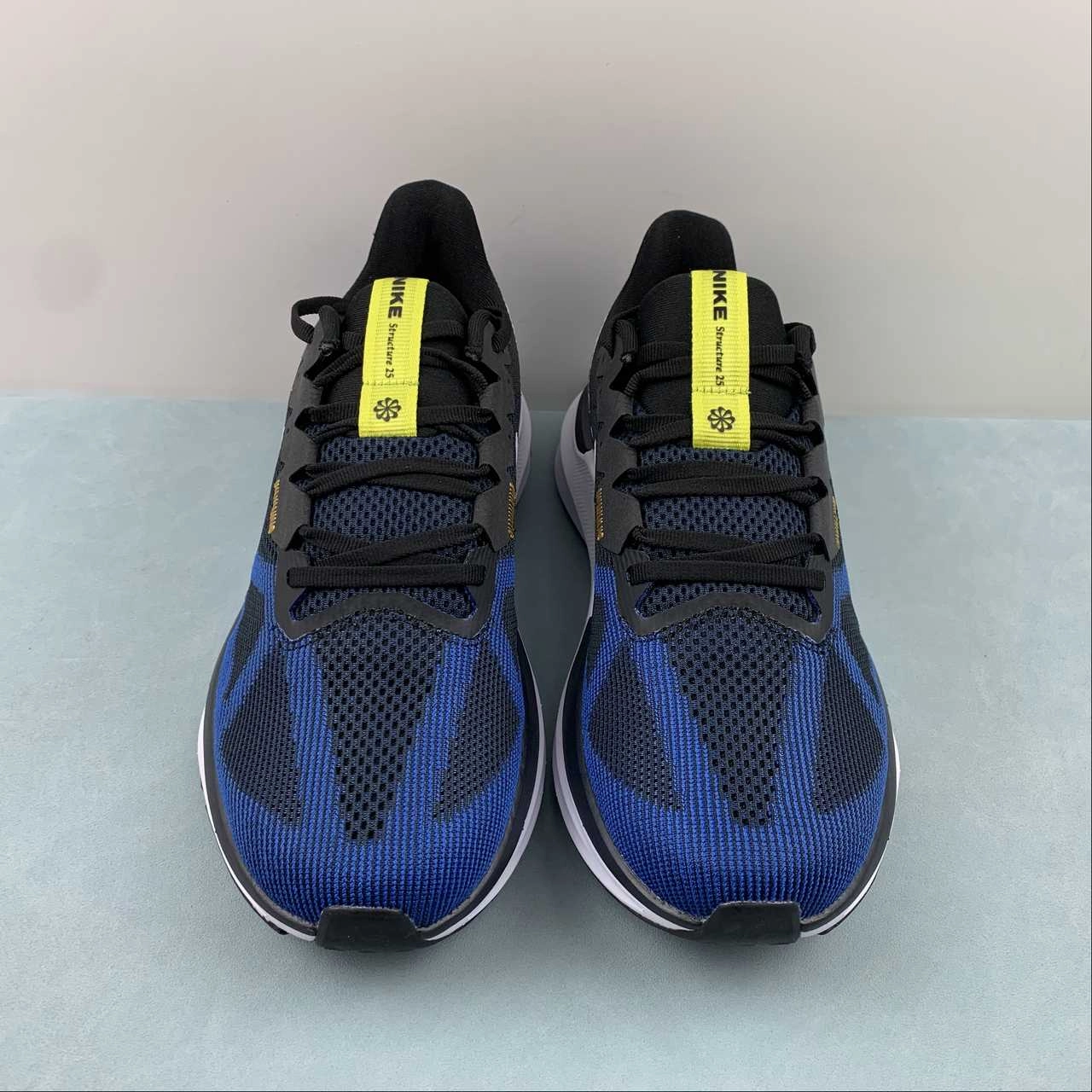 Rebound Tech Elastic Material Air Zoom Structure 25 Black White Racer Blue DJ7883-003