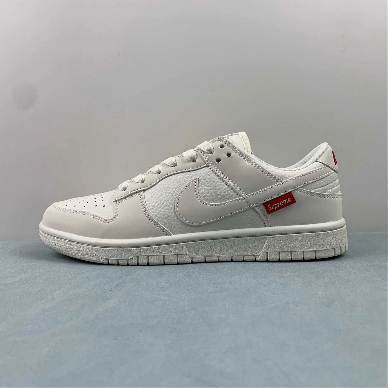 Supreme x SB Dunk Low Off White Red FC1688-146 Responsive Choice