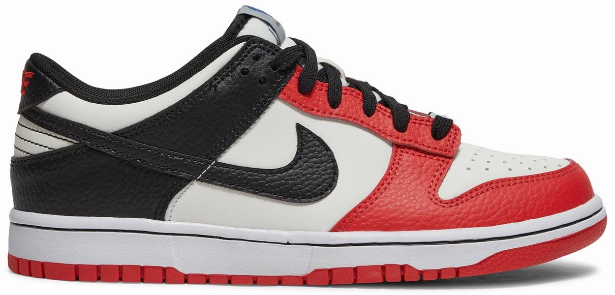 Compact Fit Eco Friendly Nike Dunk Low NBA 75th Anniversary Chicago GS