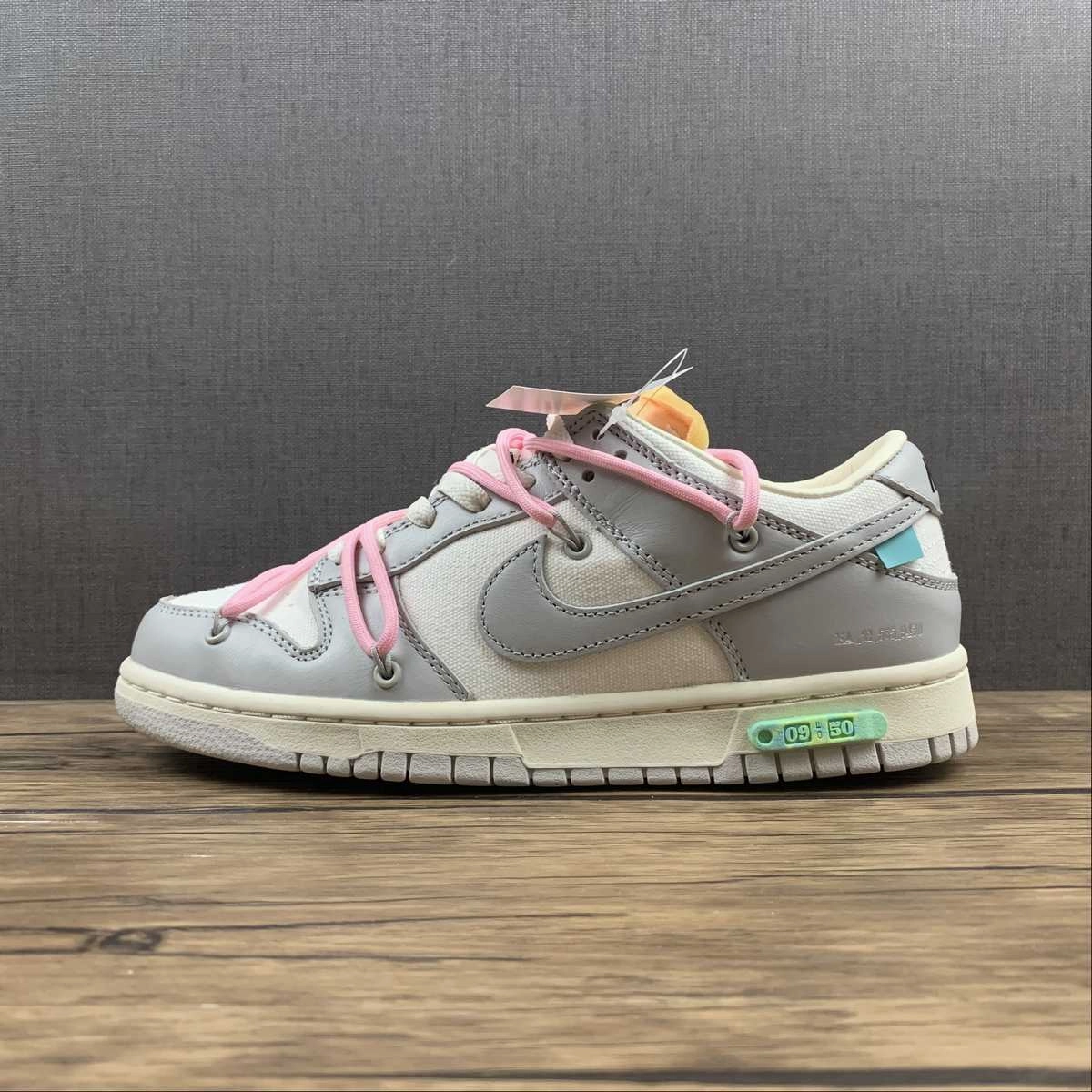 Dunk Low X Off-White 'Lote 09 de 50' DM1602-109 Modern Utility Flexible Sole Design