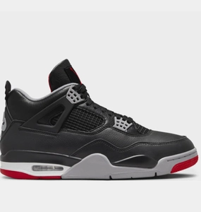 Effortless Silhouette Nike Air Jordan 4 Retro Bred Reimagined