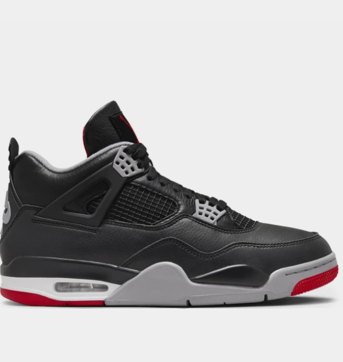 Effortless Silhouette Nike Air Jordan 4 Retro Bred Reimagined