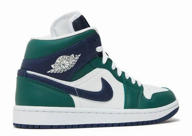 Urban Minimal Plush traction Air Jordan 1 Mid Noble Green (W)