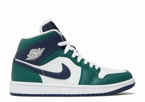 Air Jordan 1 Mid Noble Green (W) Sneaker Upgrade