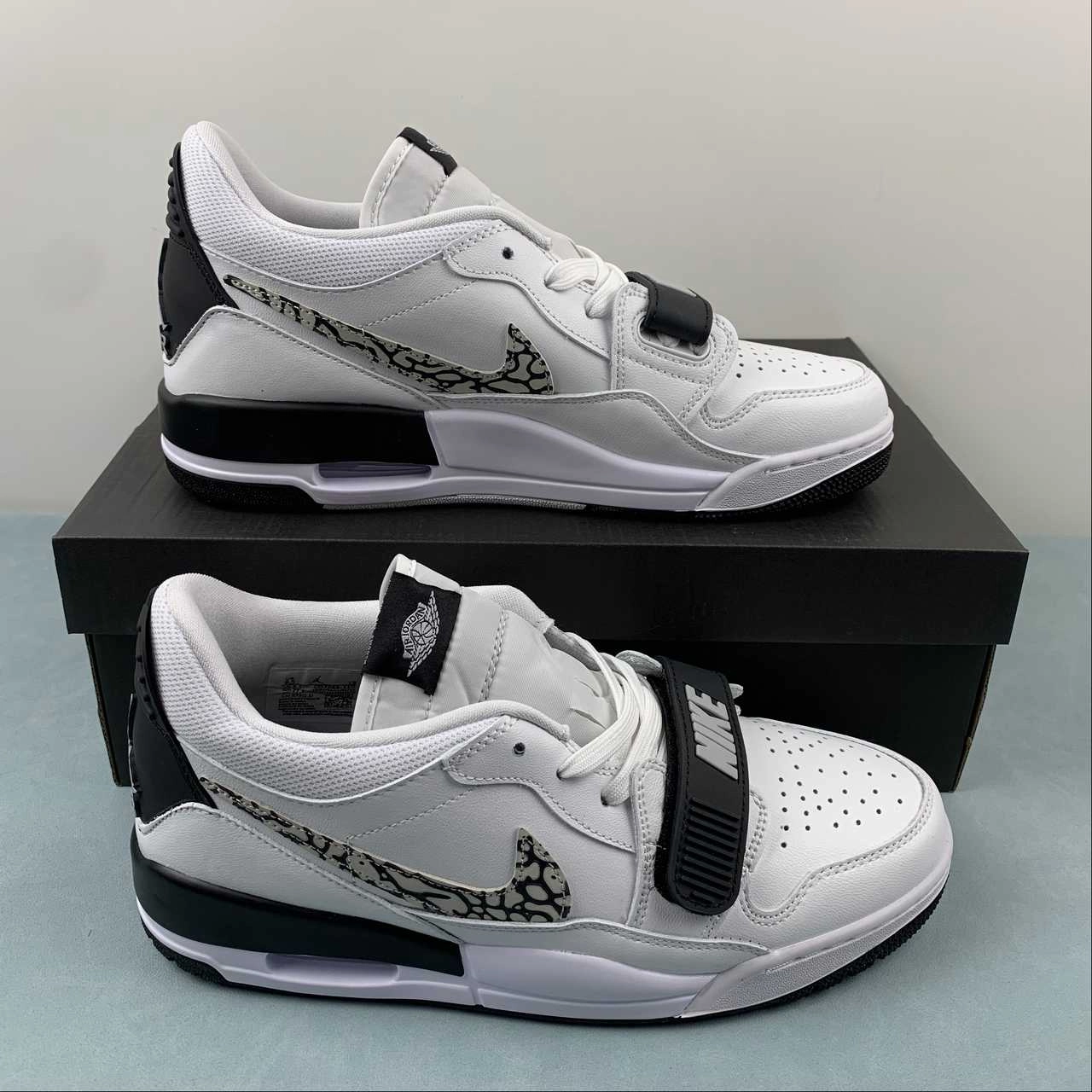 Durability ReinforcedSole Air Jordan Legacy 312 Low Tech Gray Fire Red Black Summit White CD7069-110