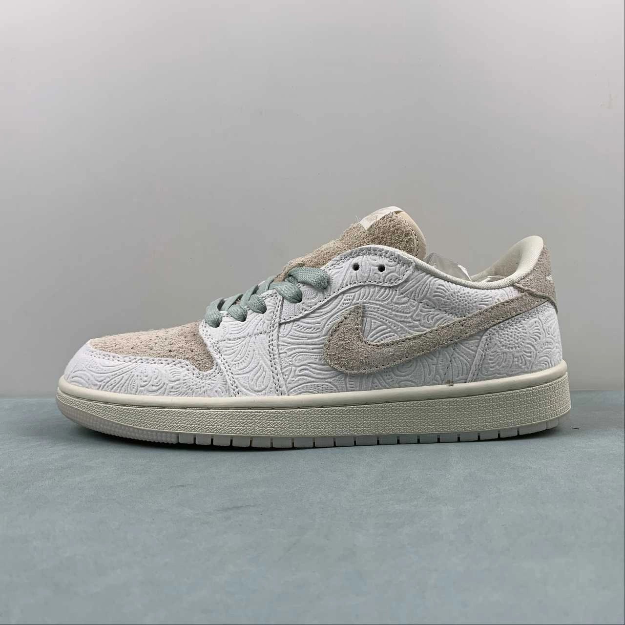 Chris Paul x Air Jordan 1 Retro Low OG Light Cream Sail FZ0455-200 Adaptive Harness System