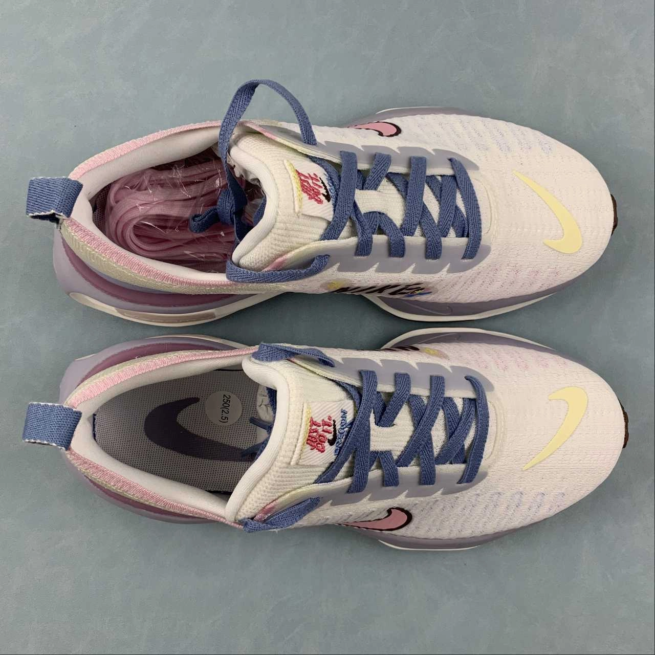 Footframe stability helps align joint movement Secure Wrap ZoomX Invincible Run FK 3 Sail Blue Soft Pink FJ7727-161