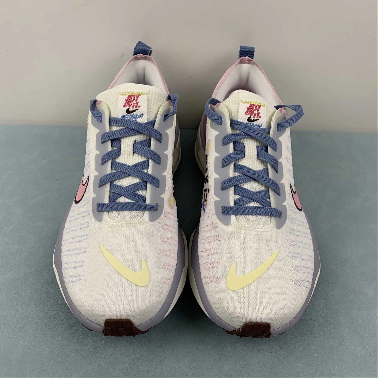 ZoomX Invincible Run FK 3 Sail Blue Soft Pink FJ7727-161 Balanced Arch