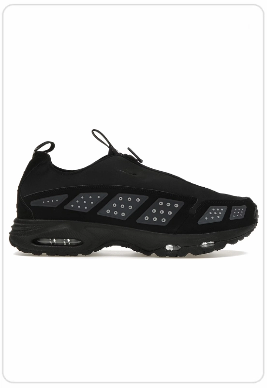 modern shoe design Nike Air Max Sunder Black Silver