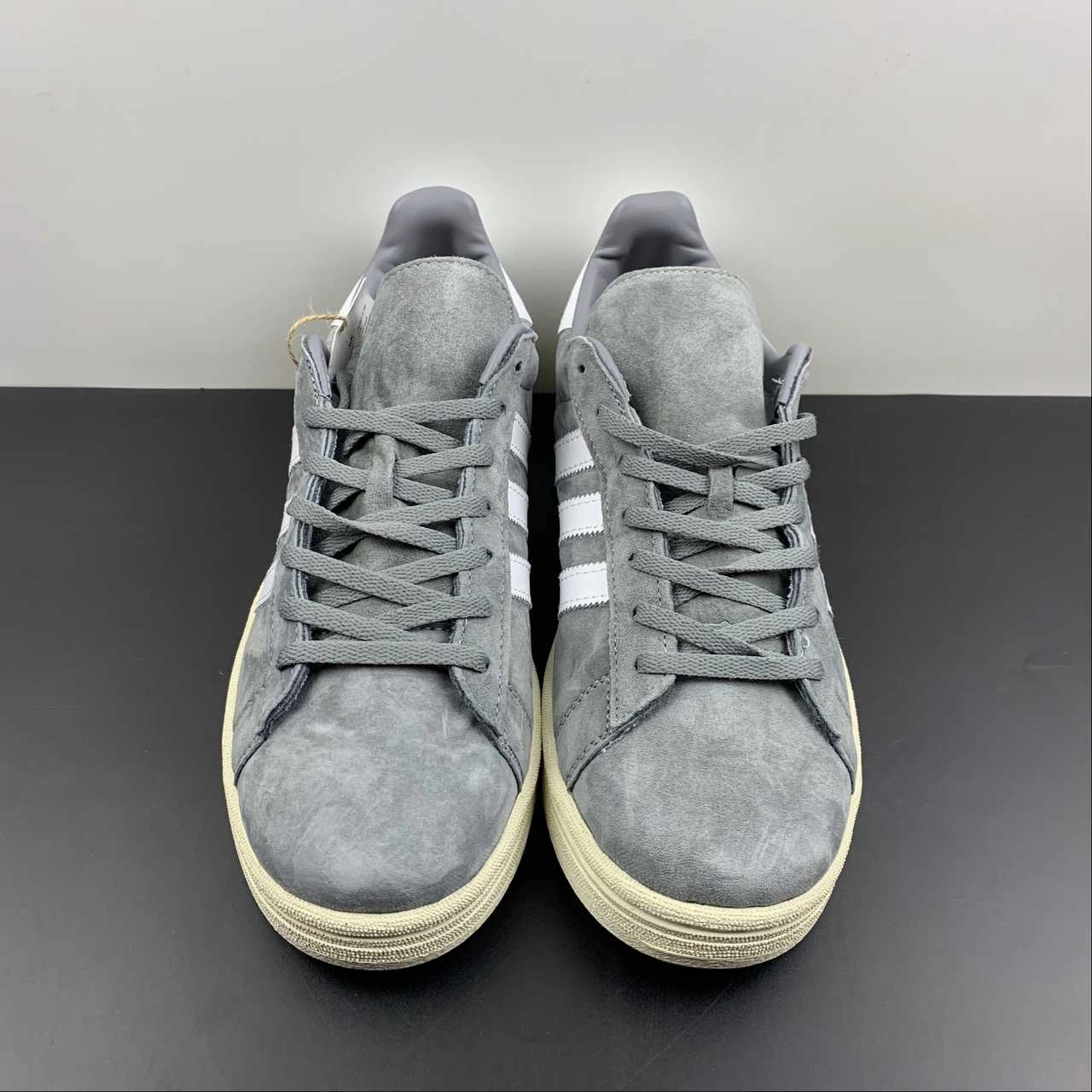 Dynamic Style synthetic leather Adidas Campus 80s Grey White Off Cloud GX9406