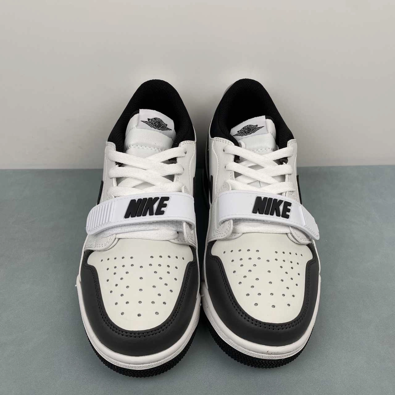 Ankle Lockdown System Ankle Hugging Internal Sleeve Air Jordan Legacy 312 Low White Black White Cool Grey HV1811-101