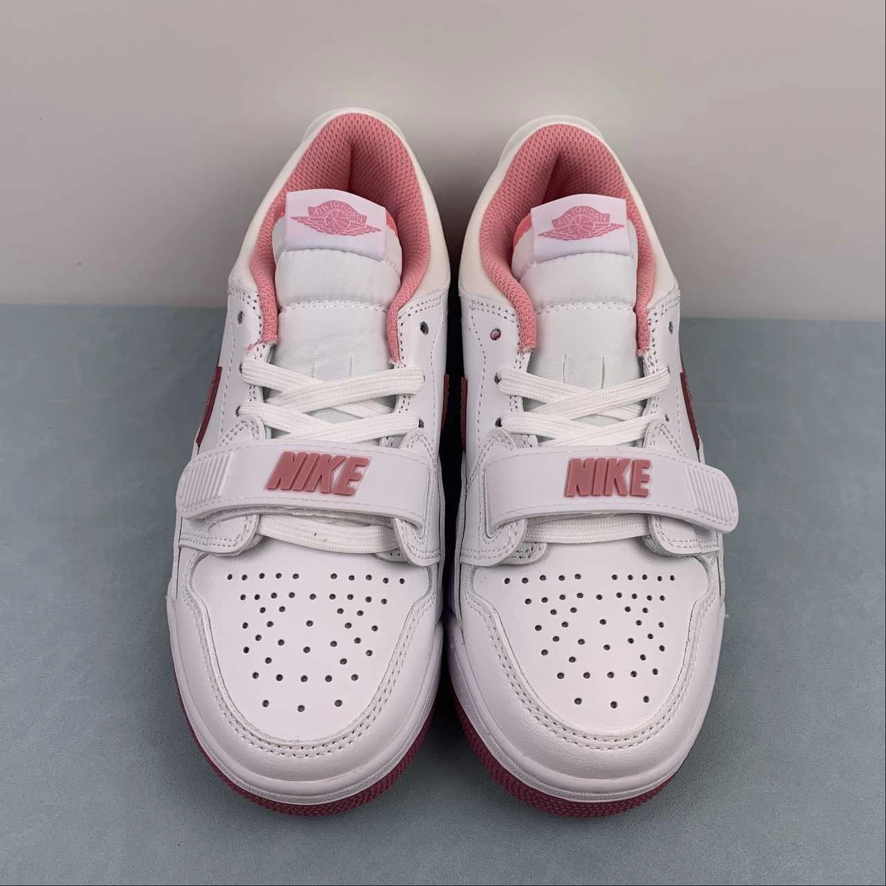 Anti Odor Abrasion Resistant Lining Air Jordan Legacy 312 Low Desert Berry White Coral Chalk FN3407-161