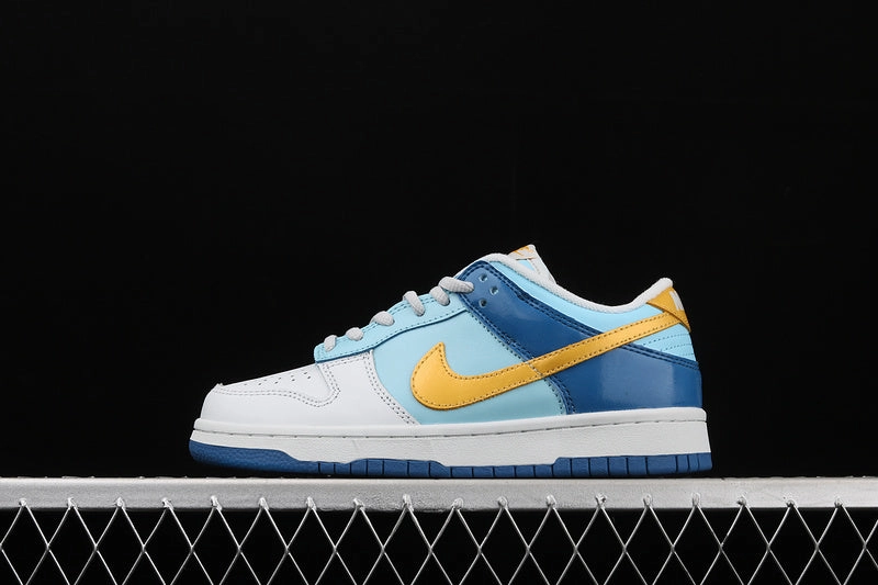 SB Dunk Low Splash Yellow Ochre Powder Blue Dark Maroon 309601-471 Max Grip Friction control