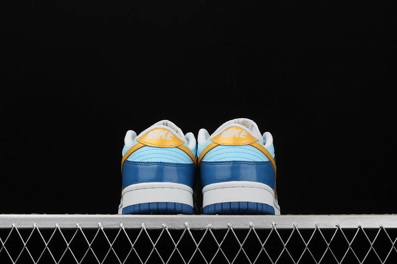 Step Ready SB Dunk Low Splash Yellow Ochre Powder Blue Dark Maroon 309601-471