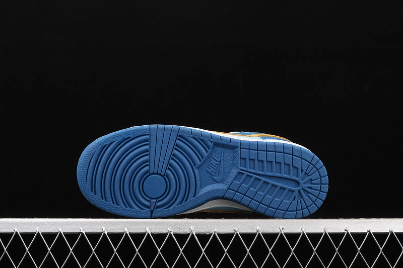 SB Dunk Low Splash Yellow Ochre Powder Blue Dark Maroon 309601-471 Stable Motion Soft foam