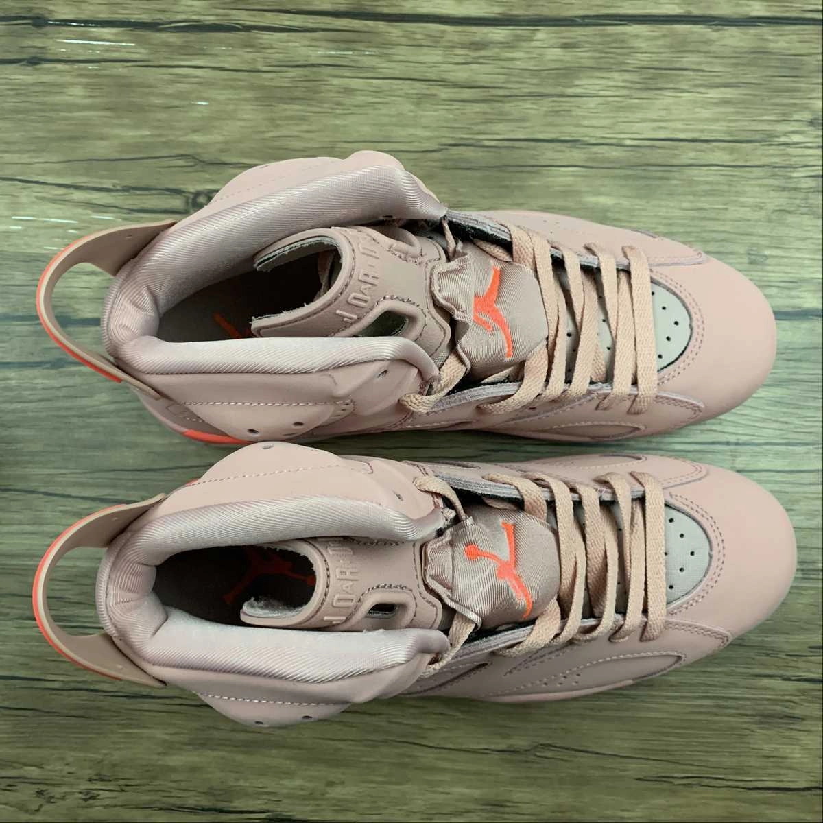 Air Jordan 6 Retro NGR Rust Pink Bright Crimson CI0550-600 Max Agility Run Fast