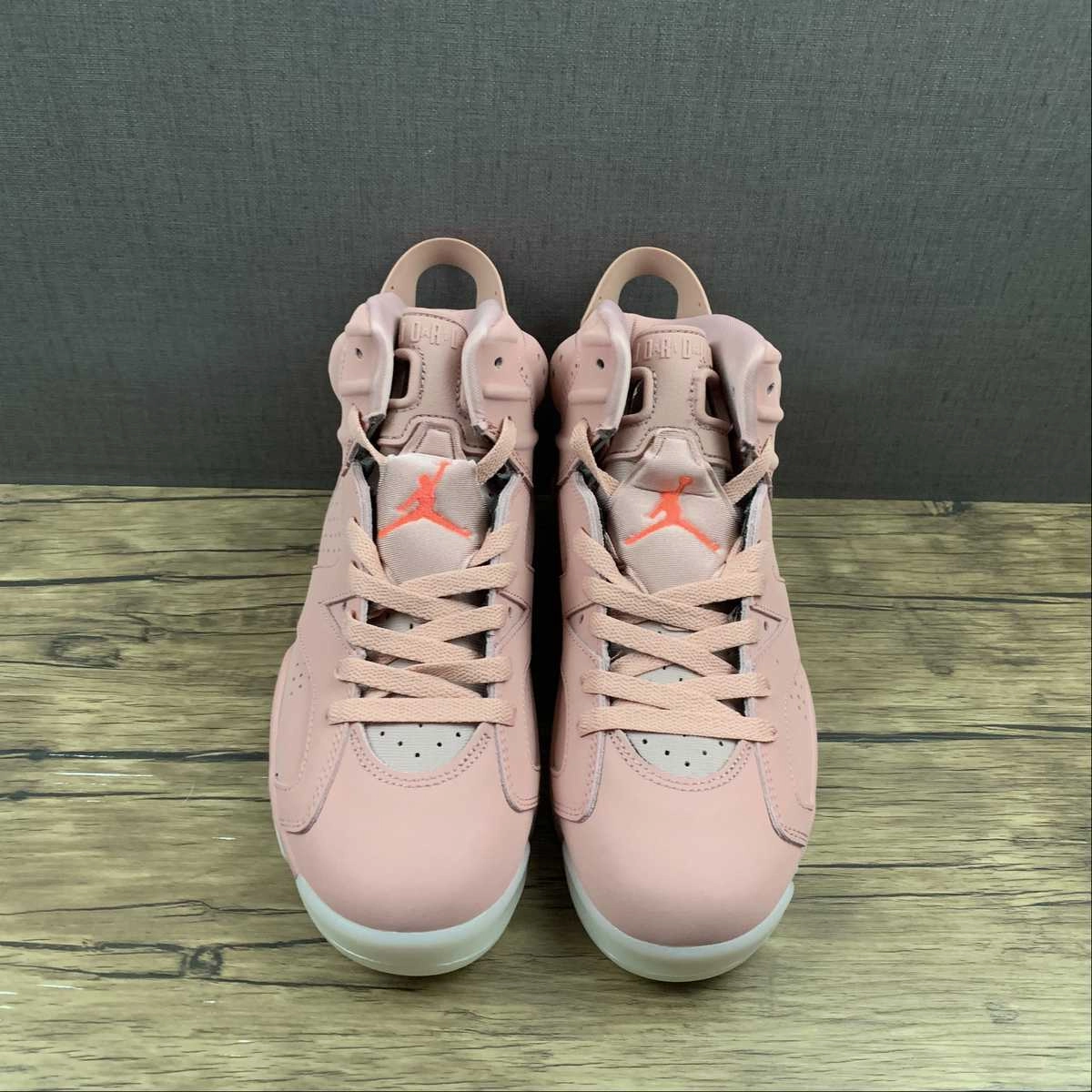 Air Jordan 6 Retro NGR Rust Pink Bright Crimson CI0550-600 Endurance Bounce Seamless Internal Lining