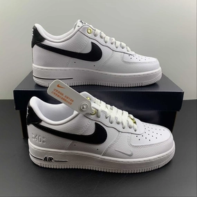 Petite Fit cool material Air Force 1 07 White Black