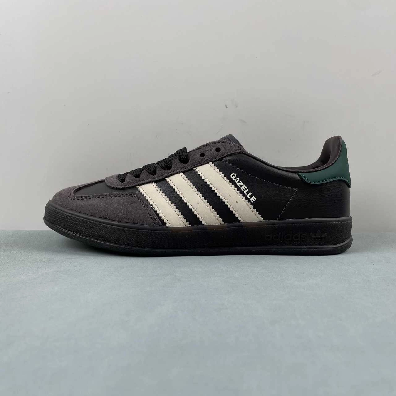 Adidas Gazelle Indoor Core Black Brown Green IH0374 Laidback Mood Foot Daily